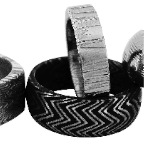 damascus-bands-in-a-line