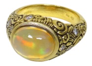 Sepkus fire opal ring